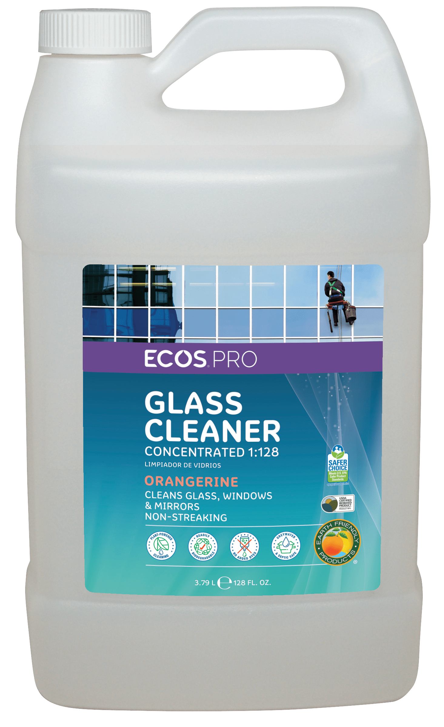 ECOS® Pro Glass Cleaner Orangerine 1128 Concentrate Ecos Pro Line